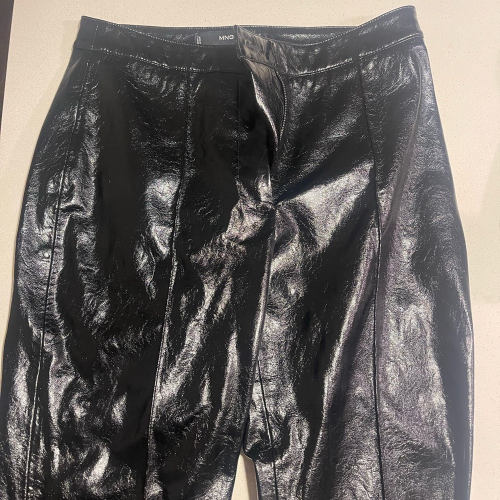 MNG Black Shiny Pants
